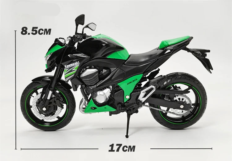 KAWASAKI NINJA Z800 - Moto de aleación 1:12
