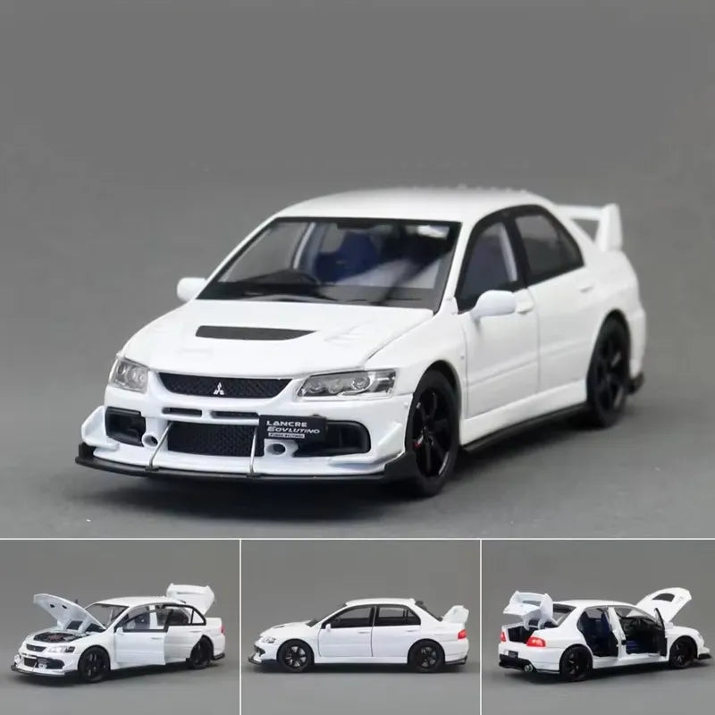 MITSUBISHI LANCER EVOLUTION IX - COCHE DE ALEACIÓN 1:32