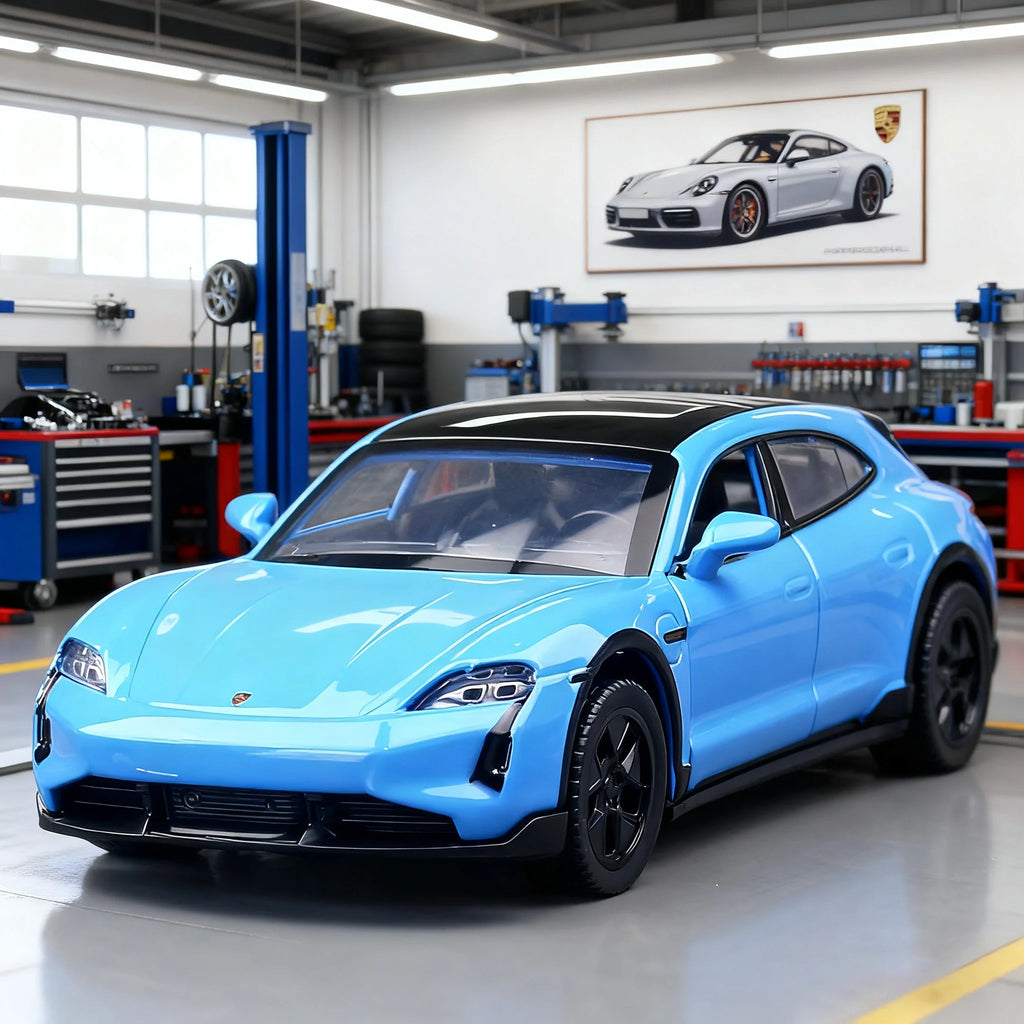 PORSCHE TAYCAN TURBO S - Coche de aleación 1:36