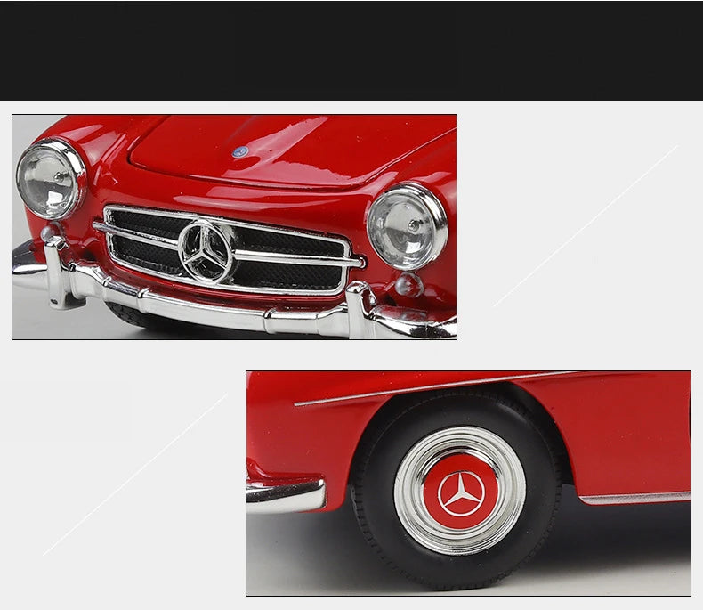 MERCEDES BENZ 190SL - Coche de aleación 1:24