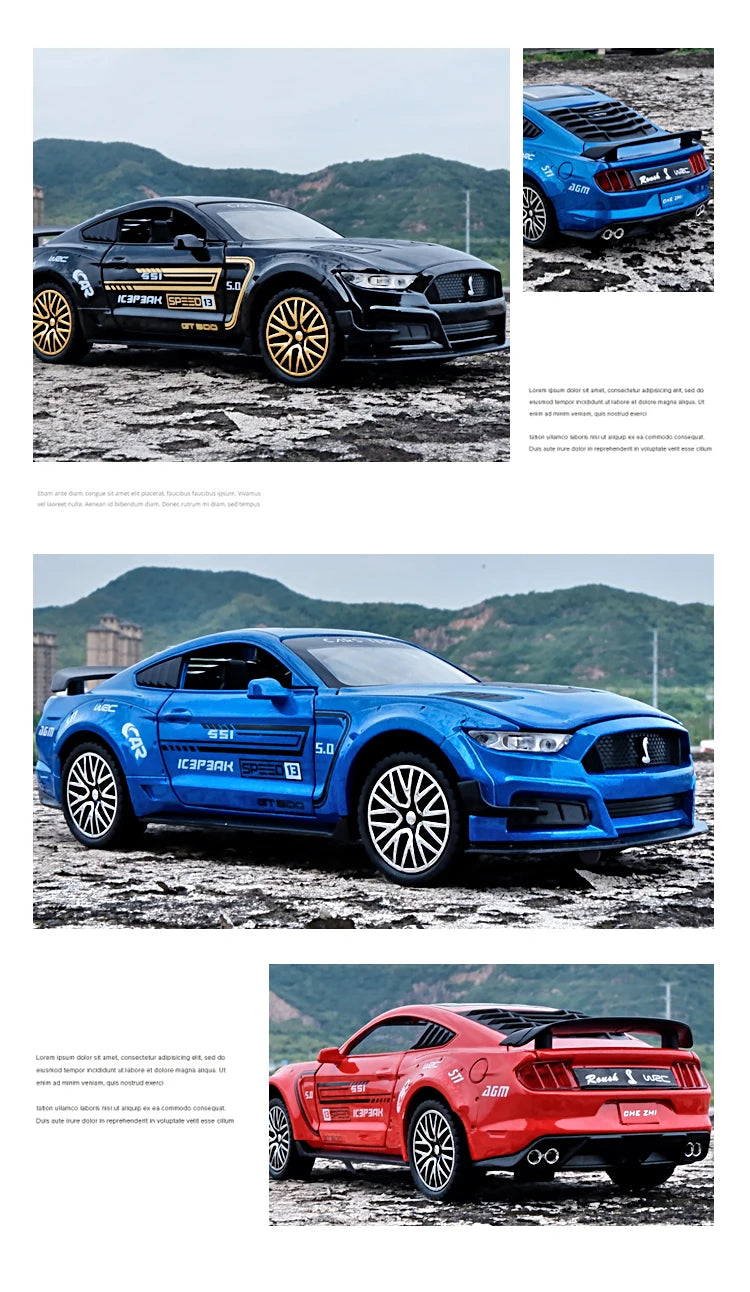 FORD MUSTANG SHELBY GT500 - Coche de aleación 1:32