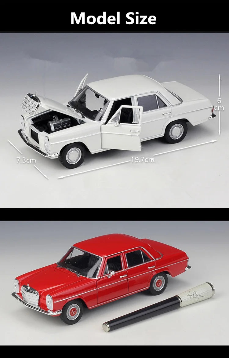 MERCEDES BENZ 220 - Coche de aleación 1:24