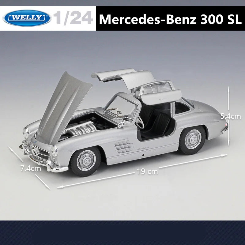 MERCEDES BENZ 300SL - Coche de aleación 1:24