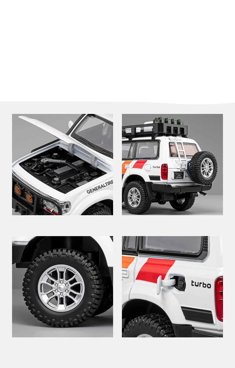 TOYOTA LAND CRUISER LC80 - COCHE DE ALEACIÓN 1:24