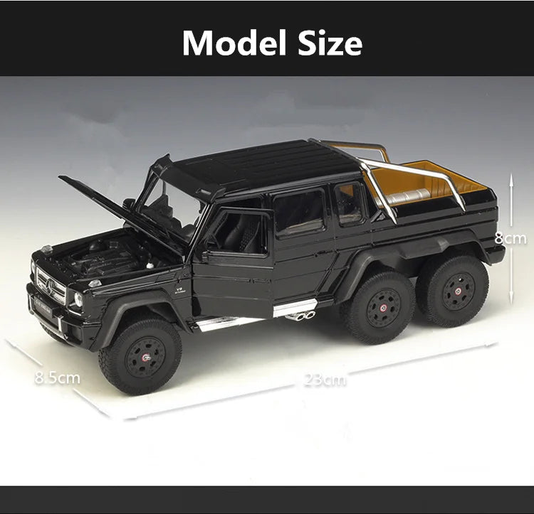 MERCEDES BENZ G63 AMG 6X6 - Coche de aleación 1:24