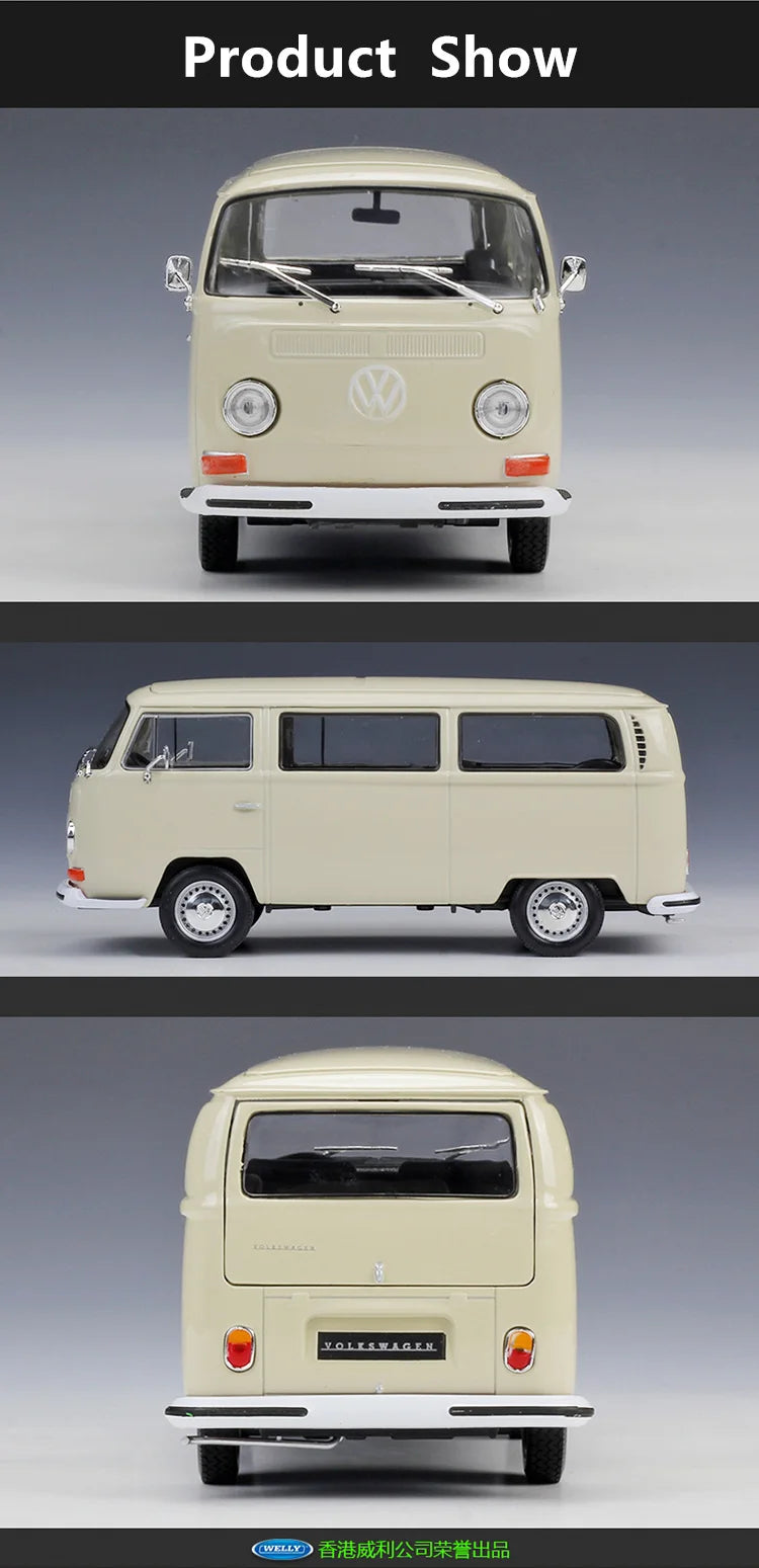 VOLSKWAGEN T2 - Coche de aleación 1:24
