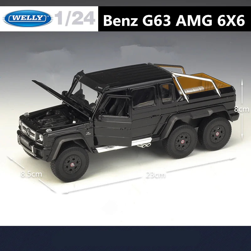 MERCEDES BENZ G63 AMG 6X6 - Coche de aleación 1:24