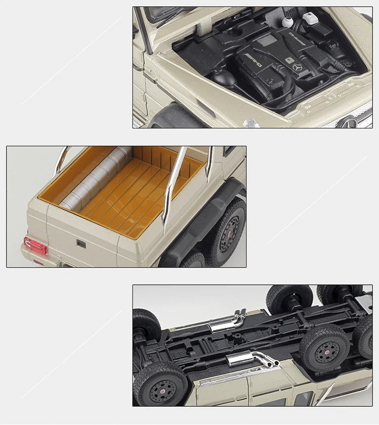 MERCEDES BENZ G63 AMG 6X6 - Coche de aleación 1:24