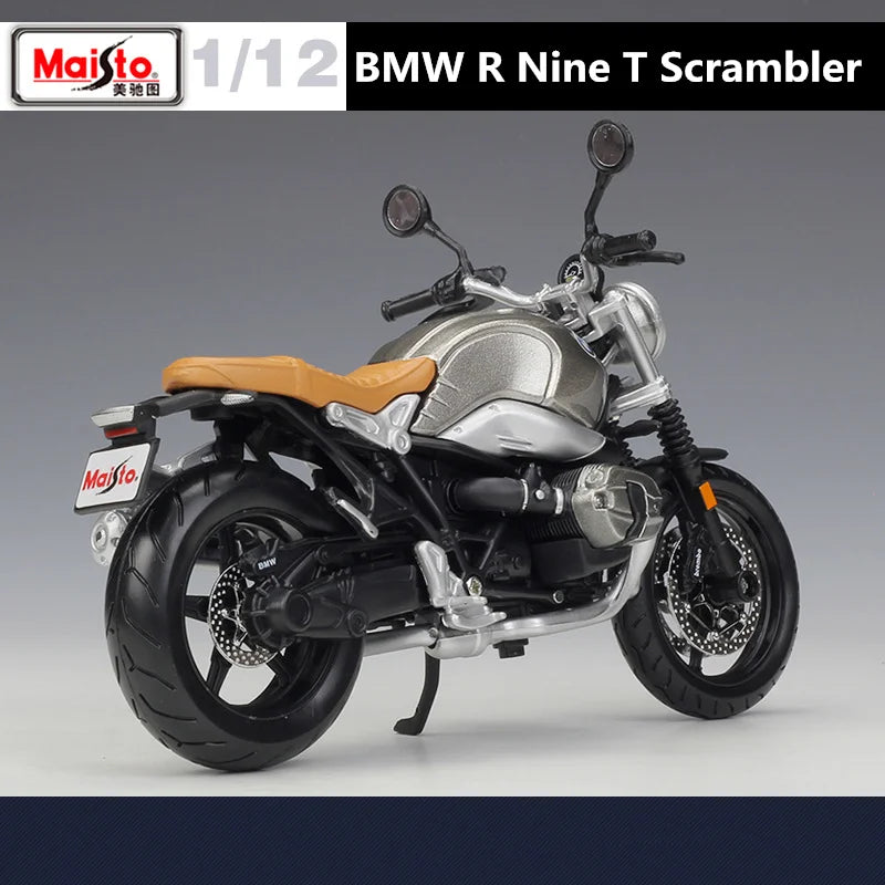 BMW R NINE T SCRAMBLER- Moto de aleación 1:12