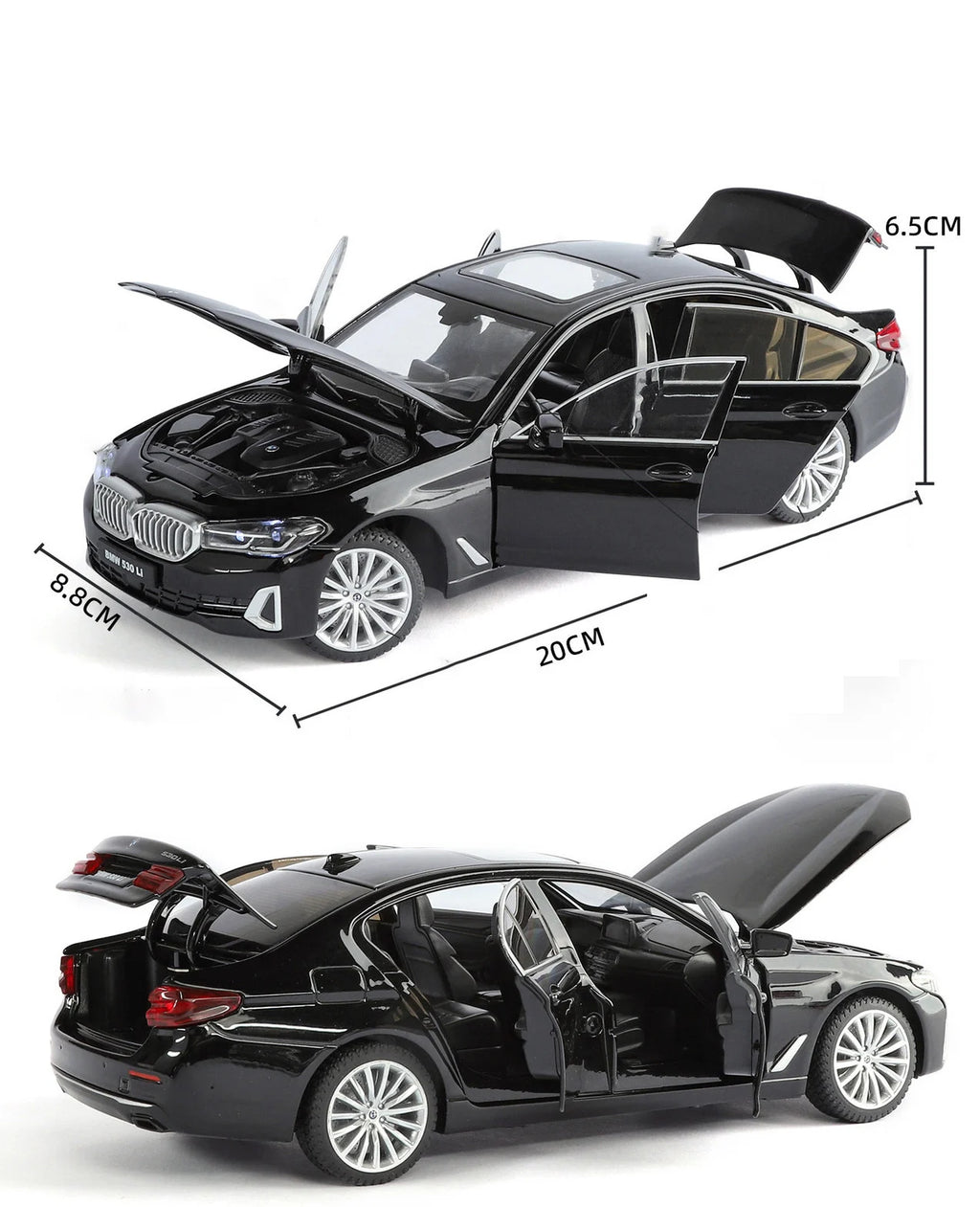 BMW SERIE 5 530i G30 - Coche de aleación 1:24