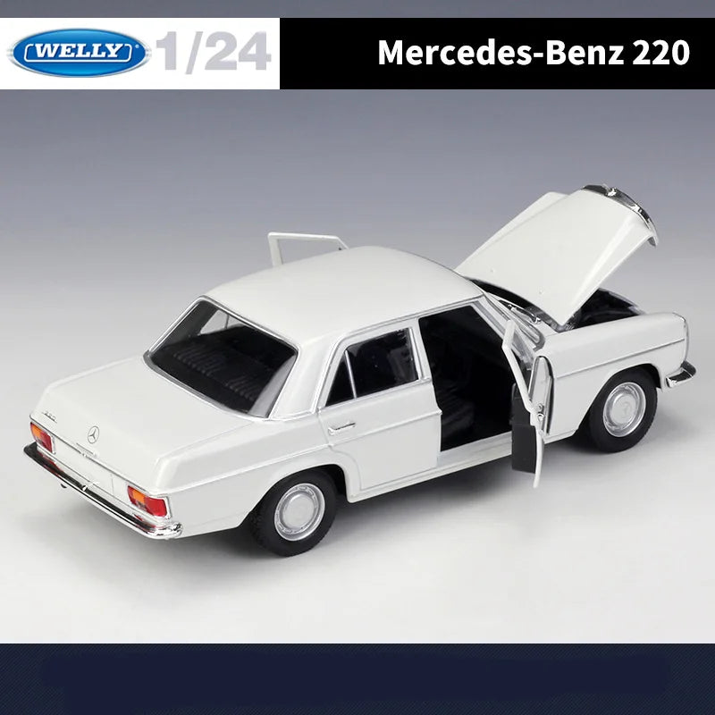 MERCEDES BENZ 220 - Coche de aleación 1:24