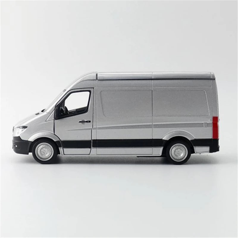 1:36 Sprinter MPV Alloy Truck Car Model Diecast Metal Dump Bus Commercial Car Vehicles Model Simulation Collection Kids Toy Gift