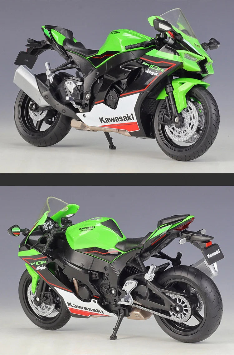 KAWASAKI NINJA ZX-10R - Moto de aleación 1:12