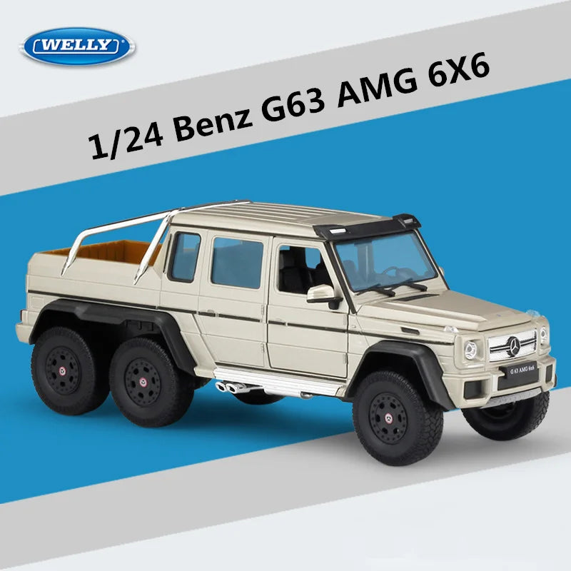 MERCEDES BENZ G63 AMG 6X6 - Coche de aleación 1:24