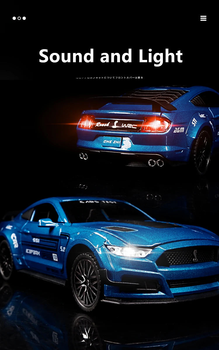 FORD MUSTANG SHELBY GT500 - Coche de aleación 1:32