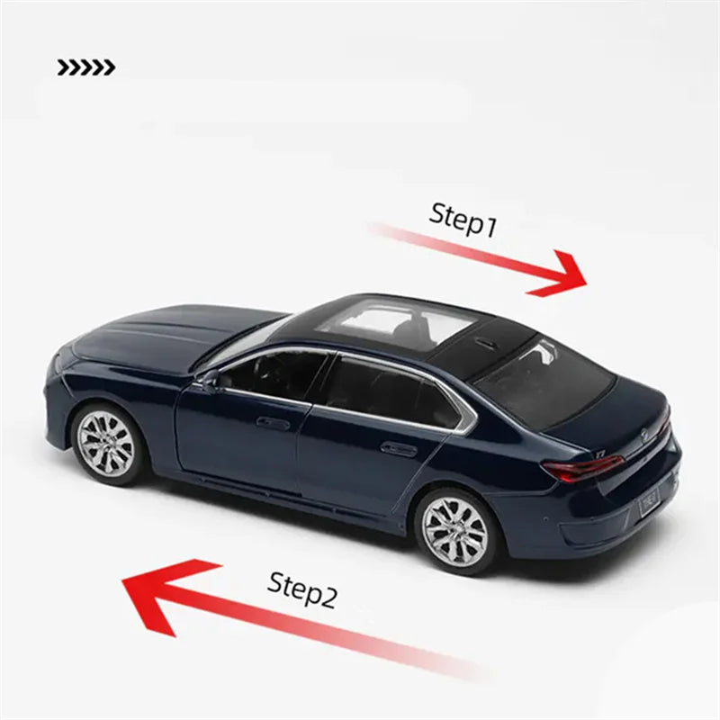 BMW i7 - Coche de aleación 1:32