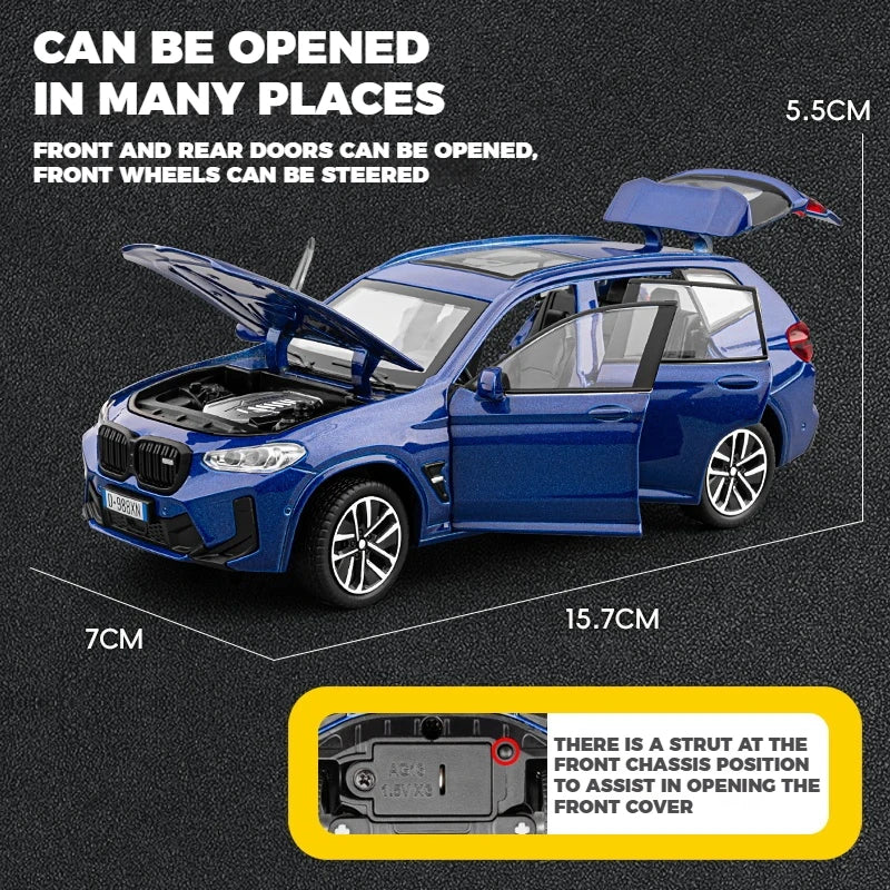 BMW X3M F97 - Coche de aleación 1:32