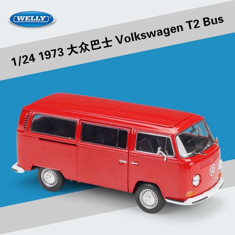VOLSKWAGEN T2 - Coche de aleación 1:24