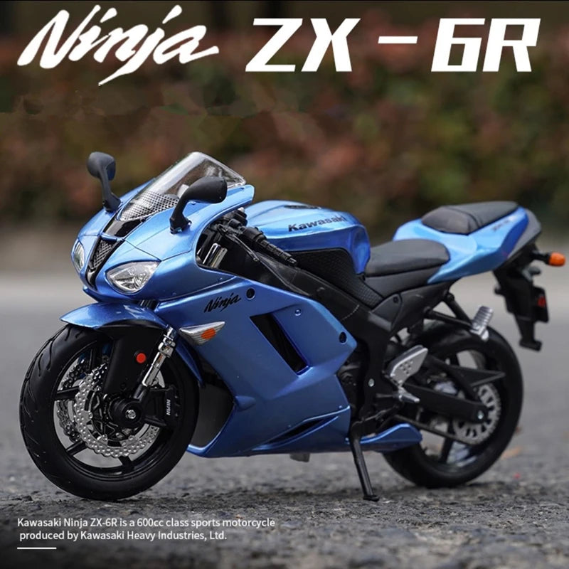 KAWASAKI NINJA ZX6R - Moto de aleación 1:12