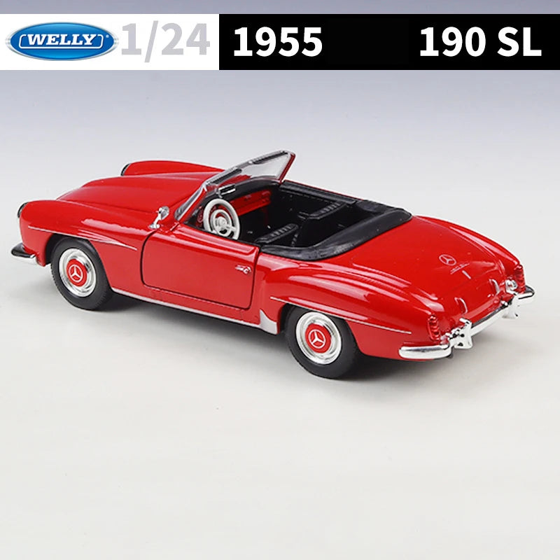 MERCEDES BENZ 190SL - Coche de aleación 1:24