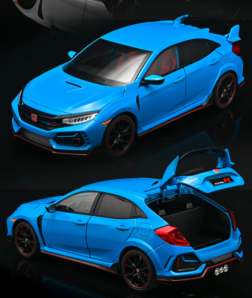 HONDA CIVIC TYPE R FK8 - COCHE DE ALEACIÓN 1:18