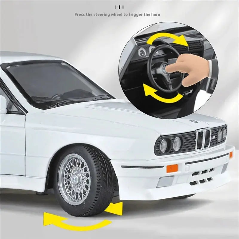 BMW M3 E30 - Coche de aleación 1:24