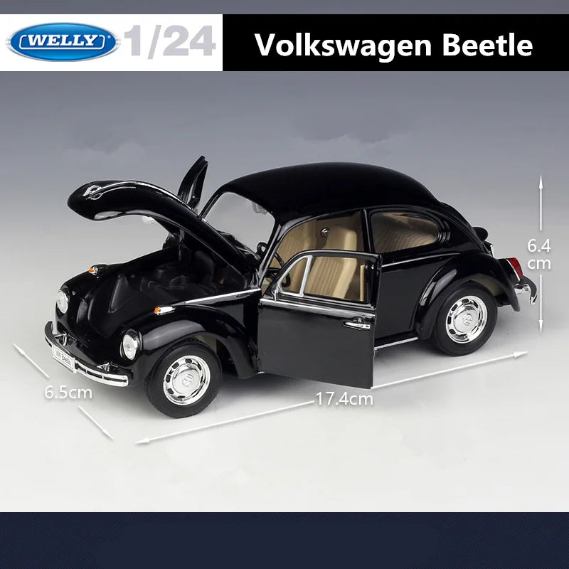VOLKSWAGEN BEETLE - Coche de aleación 1:24