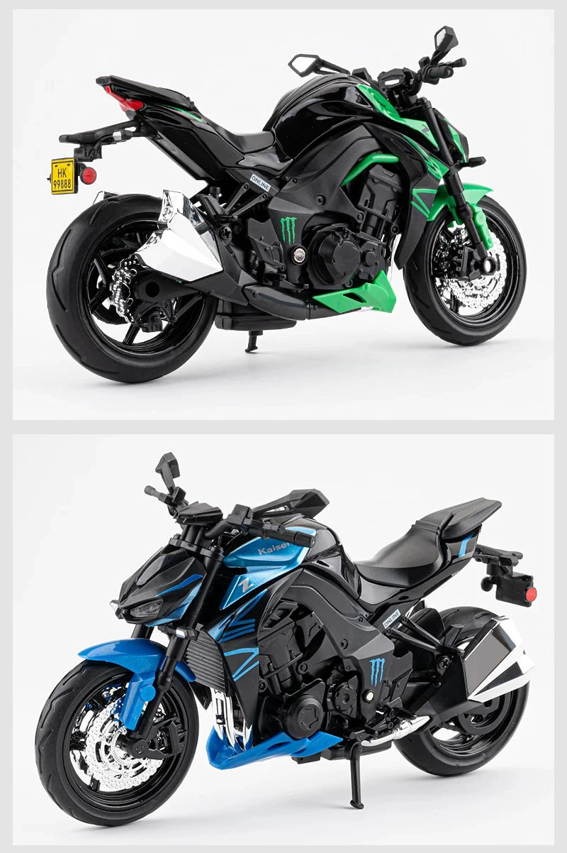 KAWASAKI NINJA Z1000 - Moto de aleación 1:12