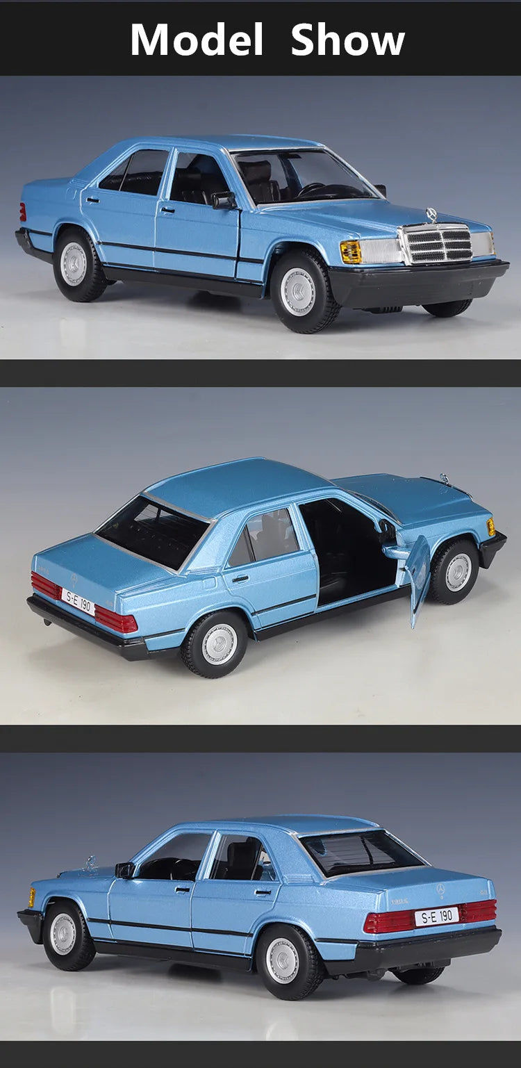 MERCEDES BENZ 190E - Coche de aleación 1:24