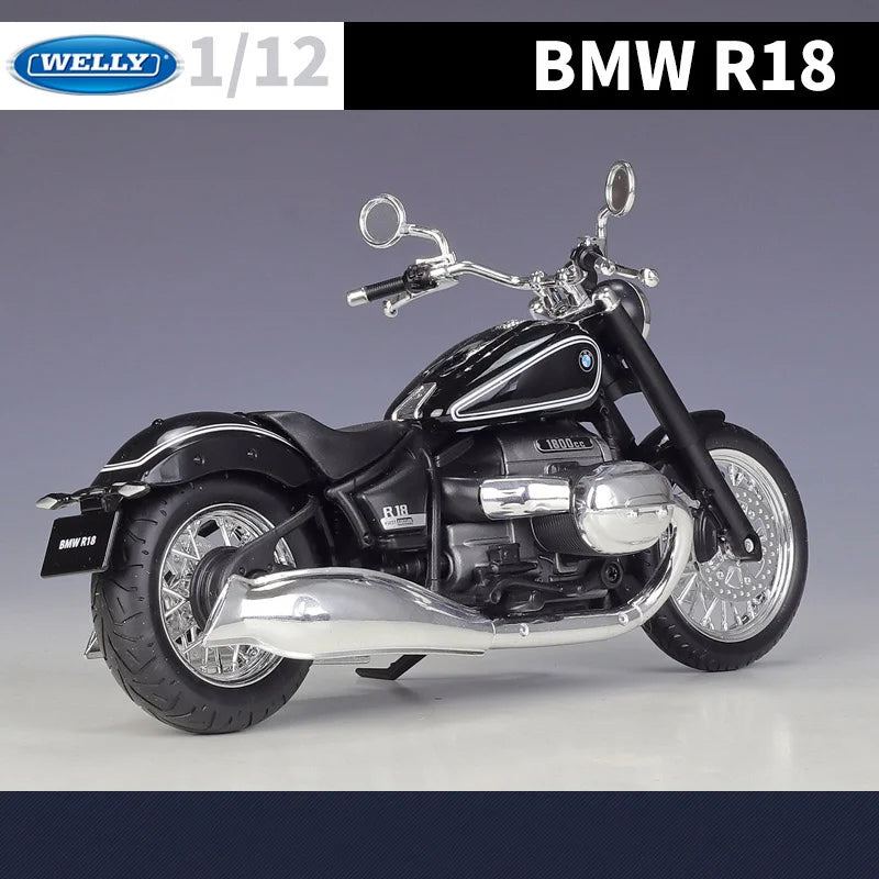BMW R18 - Moto de aleación 1:12