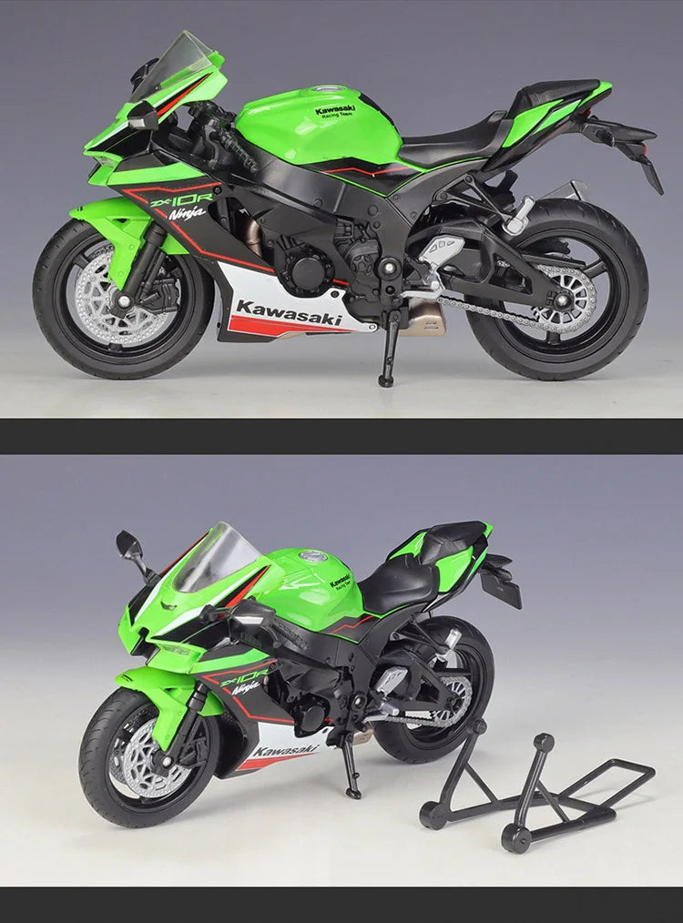 KAWASAKI NINJA ZX-10R - Moto de aleación 1:12