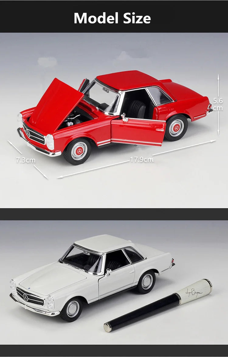 MERCEDES BENZ 230SL - Coche de aleación 1:24