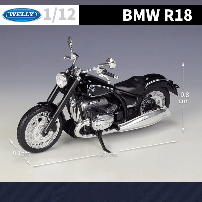 BMW R18 - Moto de aleación 1:12