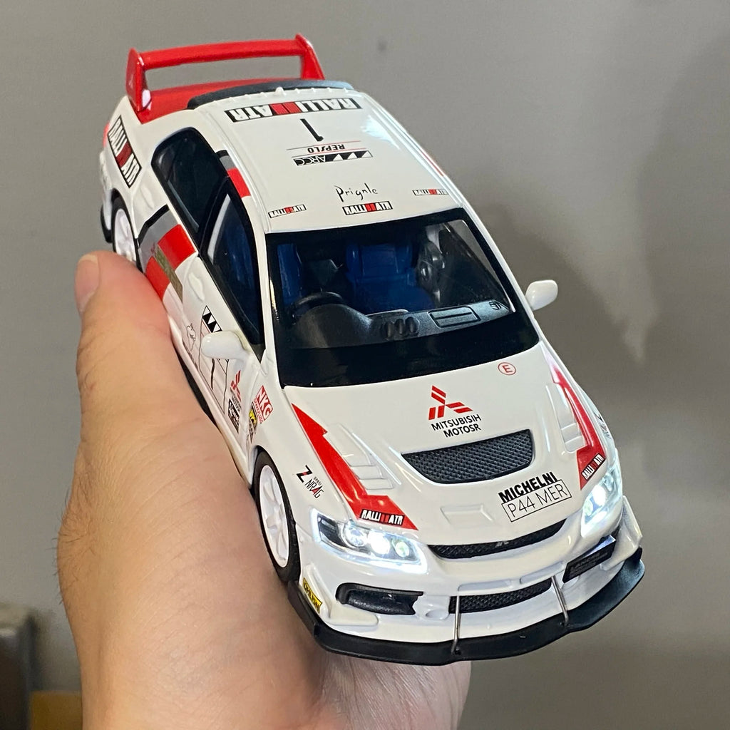 MITSUBISHI LANCER EVOLUTION EVO RALLYE - Coche de aleación 1:32