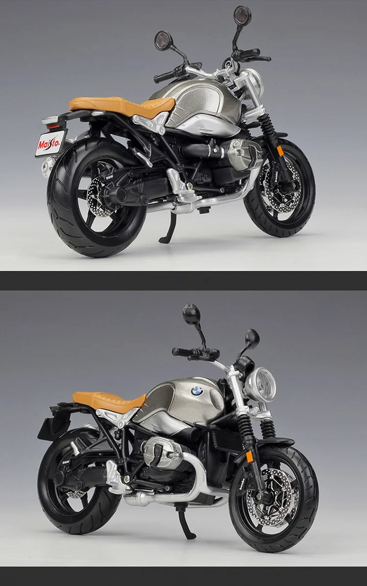 BMW R NINE T SCRAMBLER- Moto de aleación 1:12