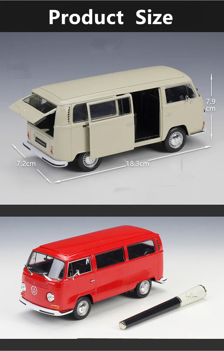 VOLSKWAGEN T2 - Coche de aleación 1:24