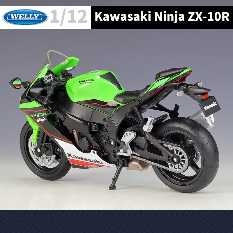 KAWASAKI NINJA ZX-10R - Moto de aleación 1:12