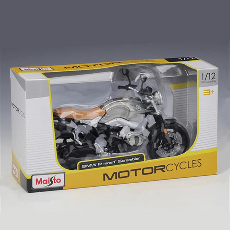 BMW R NINE T SCRAMBLER- Moto de aleación 1:12