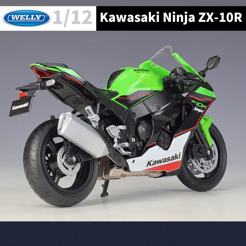 KAWASAKI NINJA ZX-10R - Moto de aleación 1:12