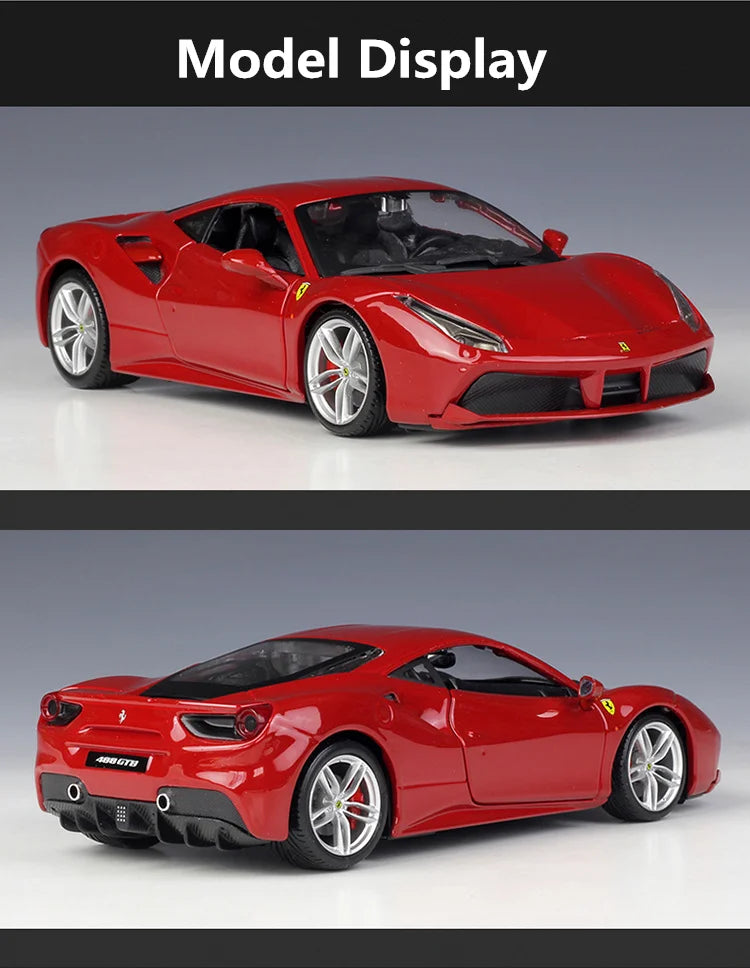 FERRARI 488 GTB - Coche de aleación 1:24