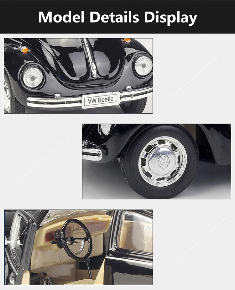 VOLKSWAGEN BEETLE - Coche de aleación 1:24