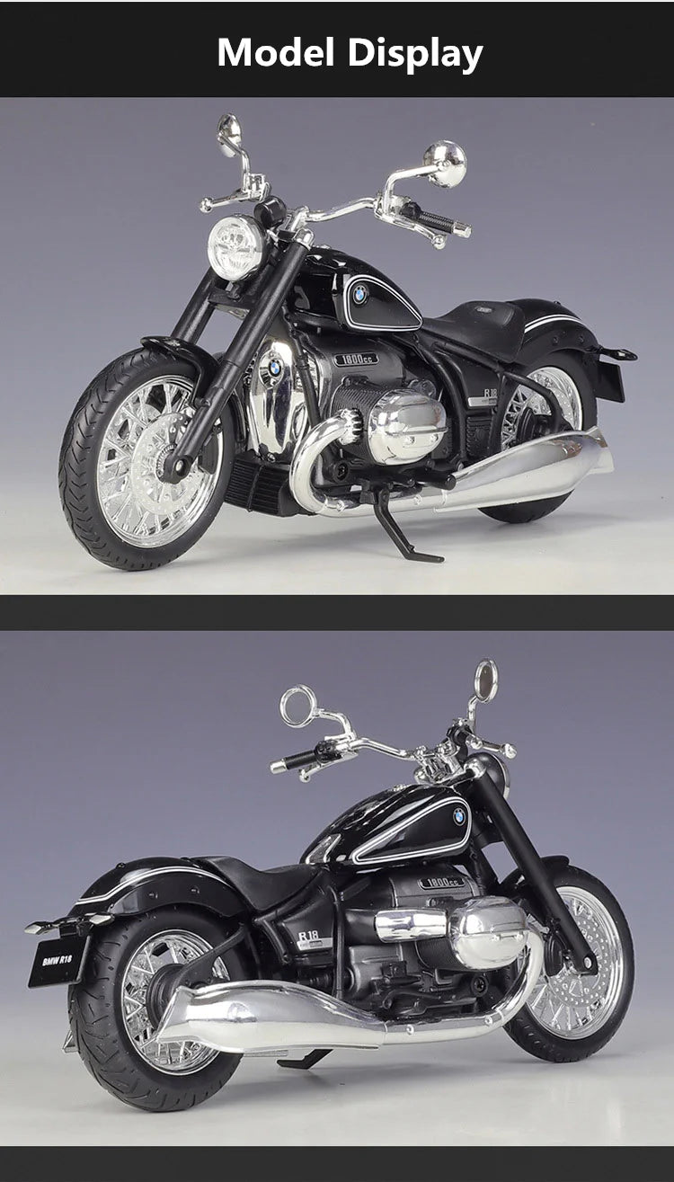 BMW R18 - Moto de aleación 1:12