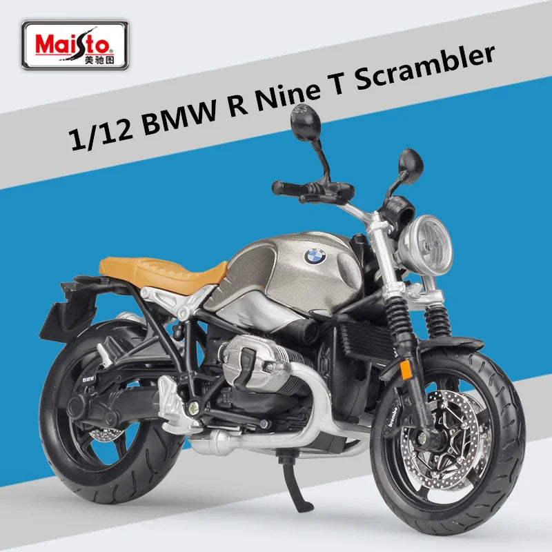 BMW R NINE T SCRAMBLER- Moto de aleación 1:12