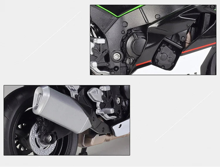 KAWASAKI NINJA ZX-10R - Moto de aleación 1:12