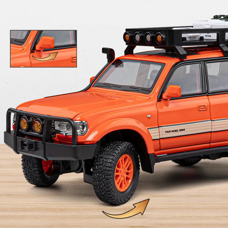 TOYOTA LAND CRUISER LC80 - COCHE DE ALEACIÓN 1:24