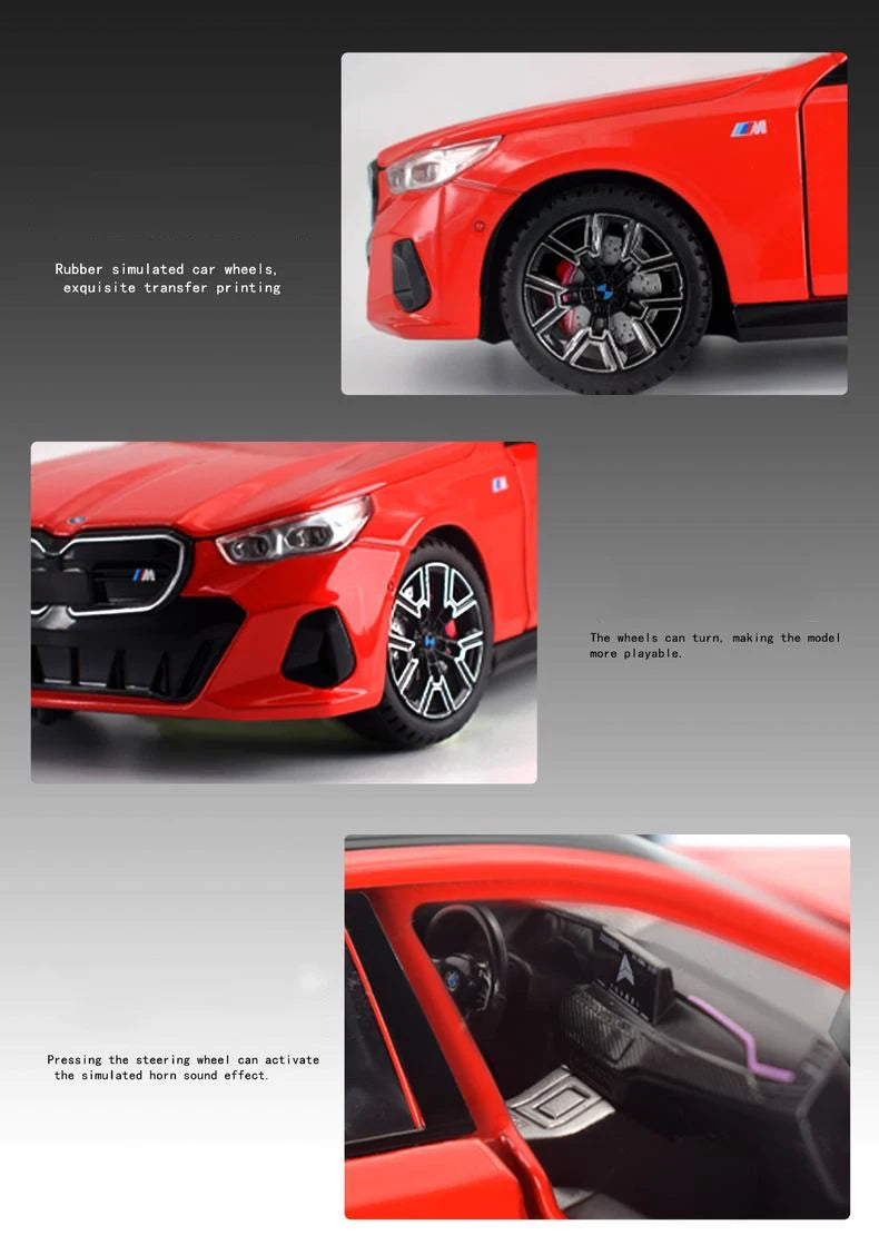 BMW i5 M60 G60 - Coche de aleación 1:24