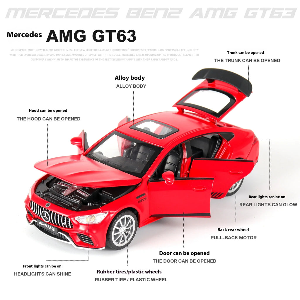 MERCEDES BENZ AMG GT63 - Coche de aleación 1:32