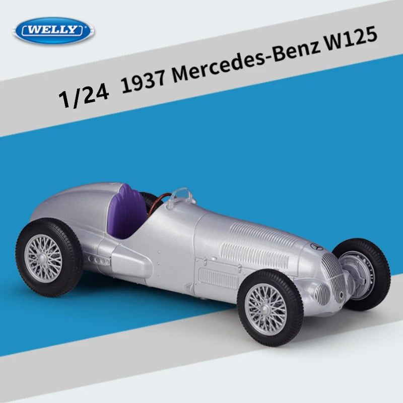 MERCEDES BENZ W125 - Coche de aleación 1:24