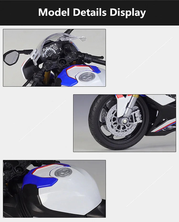 BMW S1000RR - Moto de aleación 1:12