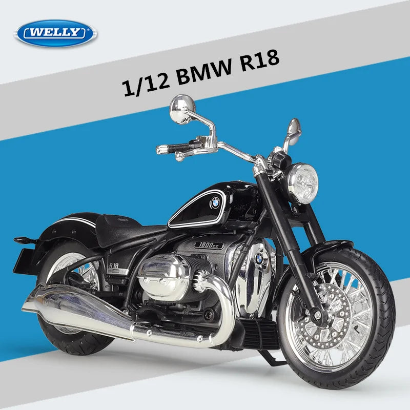 BMW R18 - Moto de aleación 1:12